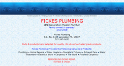 Desktop Screenshot of fickesplumbing.com