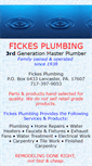 Mobile Screenshot of fickesplumbing.com